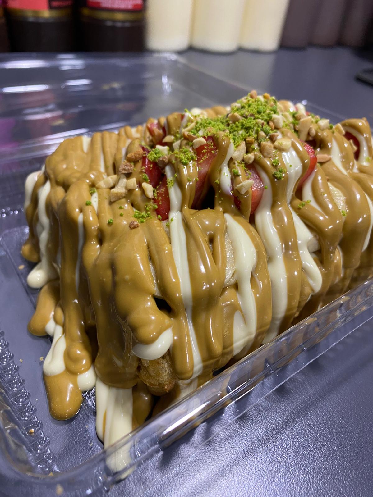 Karamel rüyası waffle