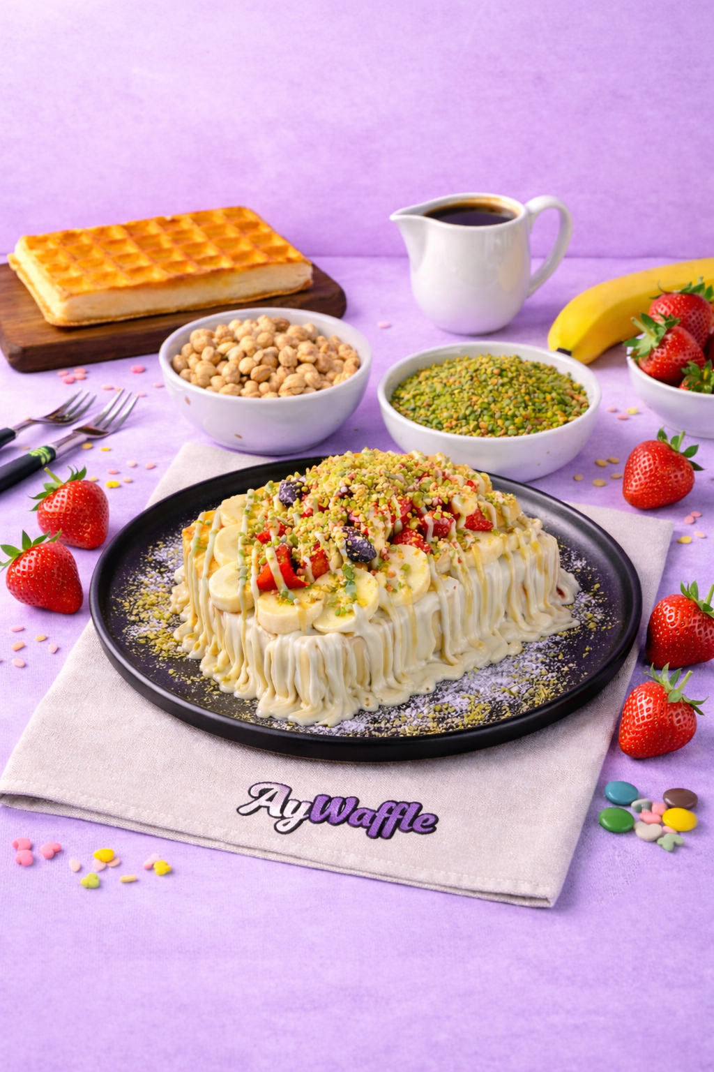 Beyazın aşkı waffle