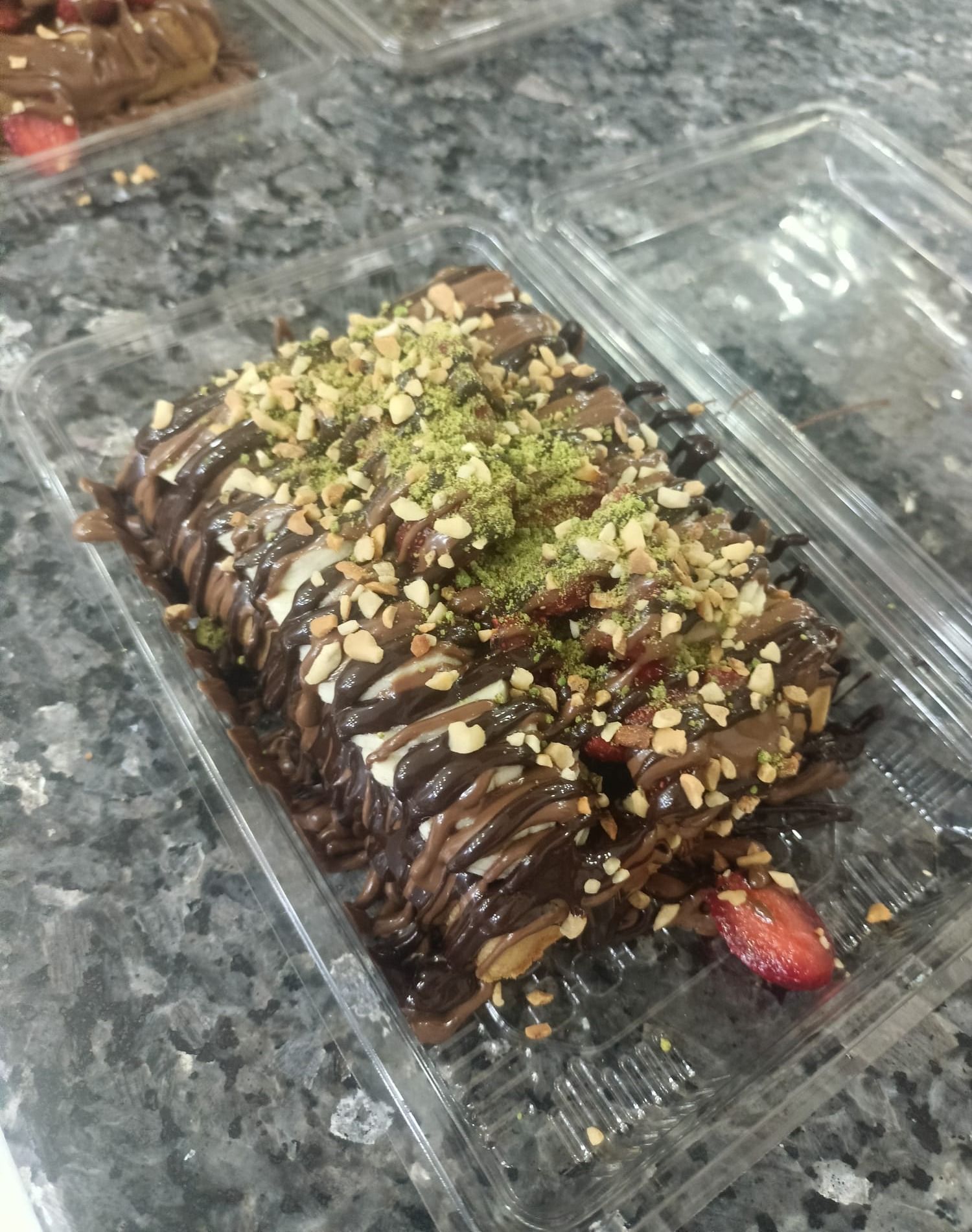 Çikolata aşkı waffle