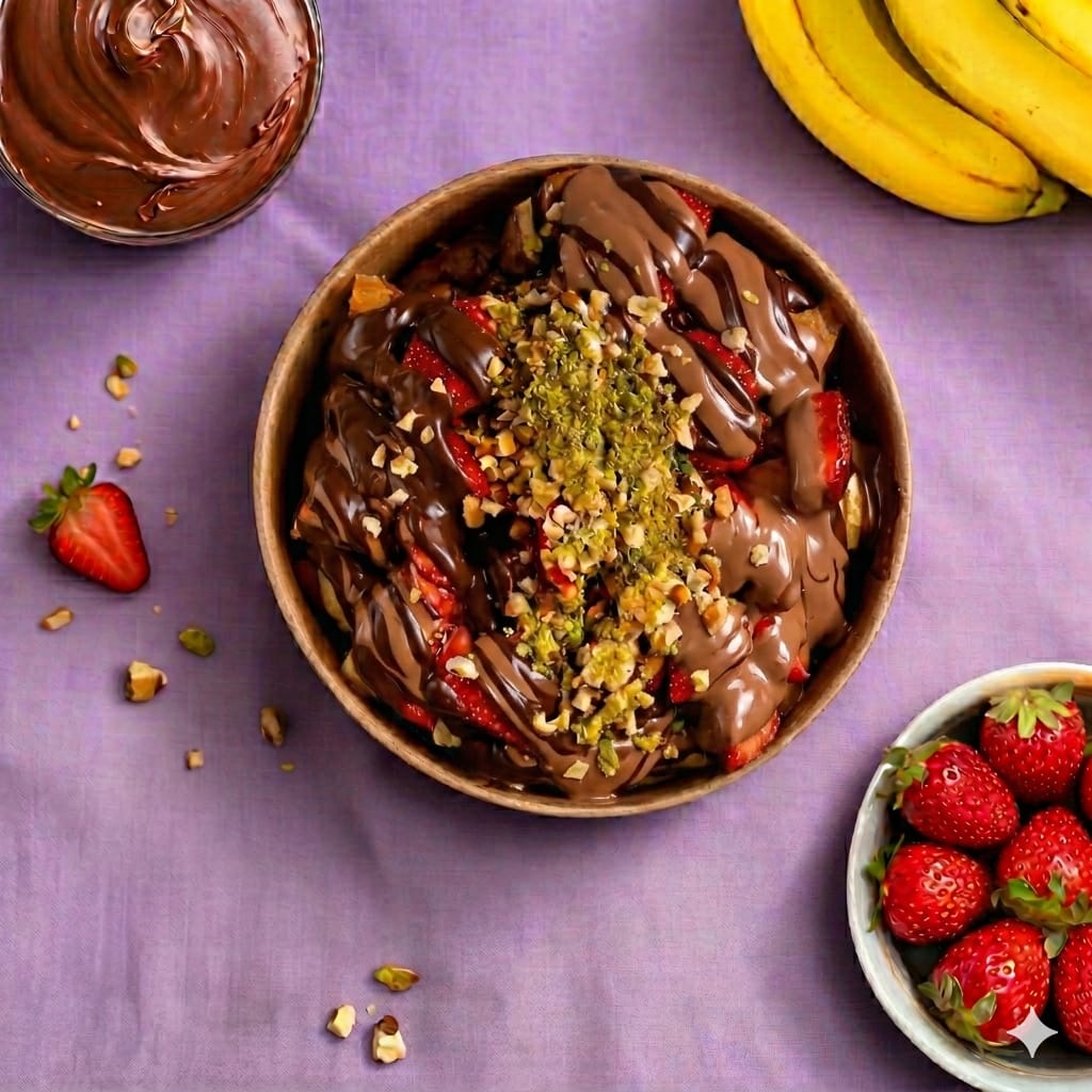 Çikolata Aşkı Bowl Waffle