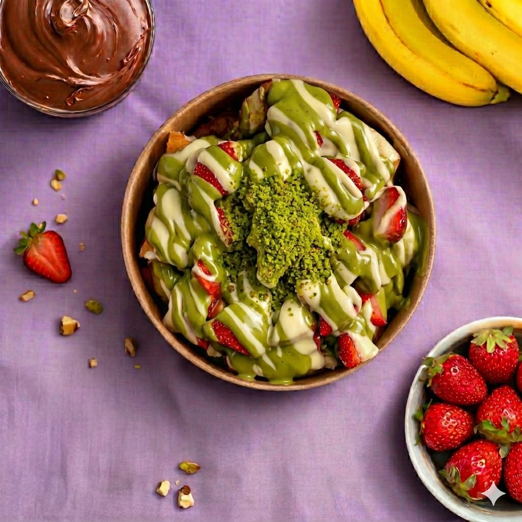 Fıstığın Aşkı Bowl Waffle